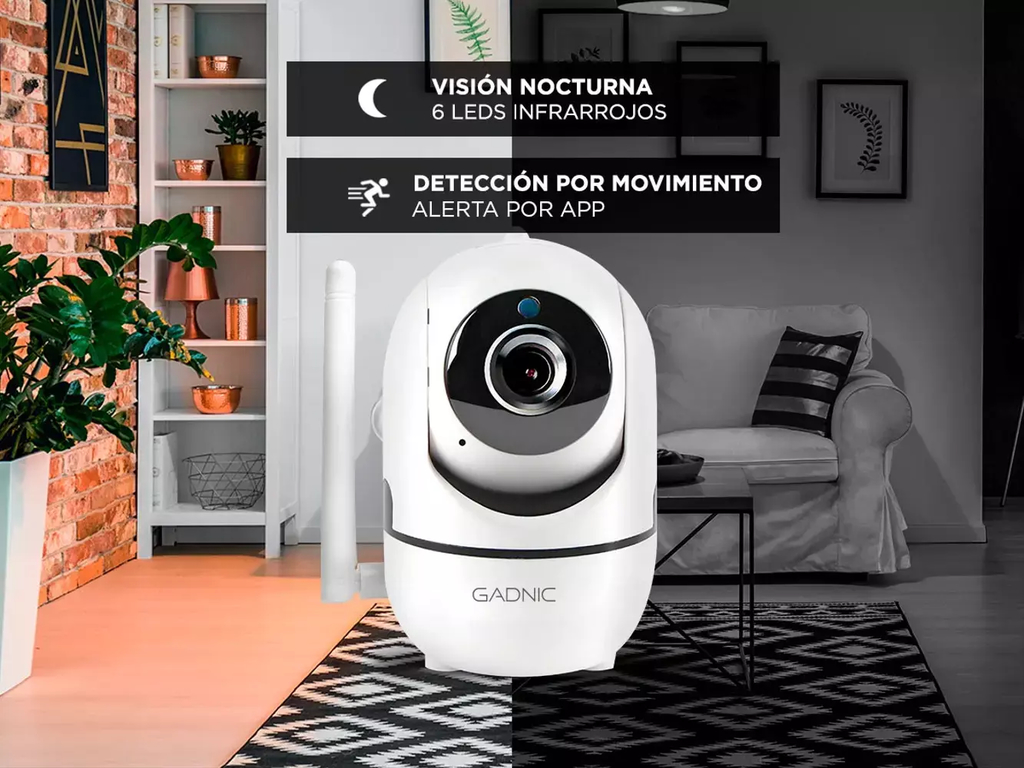 Cámara de Seguridad Gadnic SX9 IP Motorizada WiFi P2P Full Hd Visión