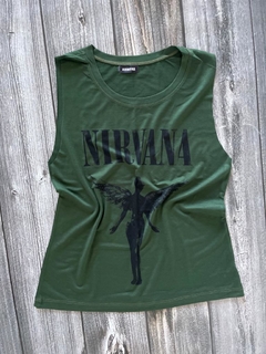 MUSCULOSA MILITAR NIRVANA