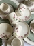 Copinho de café porcelana flores aquareladas rosa - comprar online