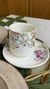 Copinho de café porcelana flores coloridas - comprar online