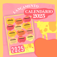 calendário 2025 a4 - comprar online