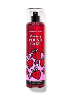 Strawberry pound cake - body splash - bath and body works