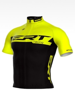 Camisa de Ciclismo ERT New Elite Racing Amarela