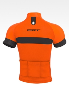 Camisa de Ciclismo ERT Classic Stripe Orange - comprar online