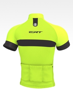 Camisa de Ciclismo ERT Classic Stripe Green - comprar online