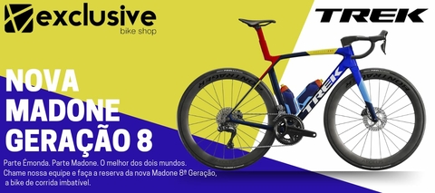 Carrusel Exclusive Bike Shop. Bicicletas e Acessórios Trek - Sense - Bontrager. Entregamos em todo o Brasil. 