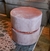 Puff Grande Suede Com Cinto Rose Decorativo 45cm Luiz & Gobeti