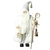 Boneco Papai Noel em Pé Branco/Dourado 60cm TOK DA CASA