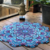 Tapete Mini Mandala Lótus Aveludado Antiderrapante 70cm – Gili Store - loja online