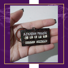 Chaveiro placa Azkaban Sirius - comprar online