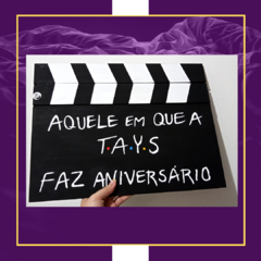 Claquete de mdf personalizada - Ateliê Padilha