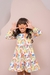 Vestido Manga Longa Estampado Simone - loja online