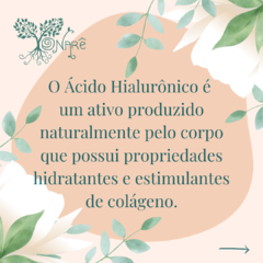 Loção facial com Ácido hialurônico e Vitamina C - Yonarê