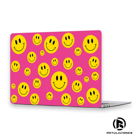 SKIN NOTEBOOK PINK SMILEY (Outlet)