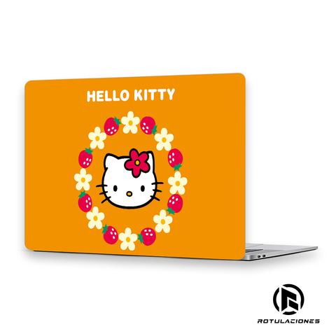 SKIN NOTEBOOK HELLO KITTY ORANGE