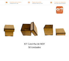 Kit Caixinha de MDF 50 Unidades 5x5x5 - comprar online