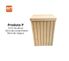 Trio de Mesa Ripado MDF - comprar online