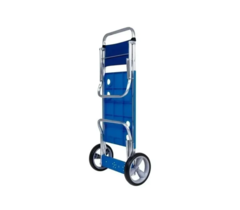 Carrito Playero Aluminio Porta Reposera/ Mesa Con Ruedas - comprar online