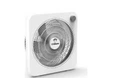 Ventilador De Piso Liliana Vtc12 Blanco Con 5 Aspas Color Transparente De Plástico 12 Pulgadas