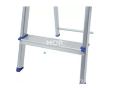 Escalera De Aluminio Tijera Mor 5102 Gris - tienda online