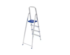 Escalera De Aluminio Tijera Mor 5102 Gris - comprar online