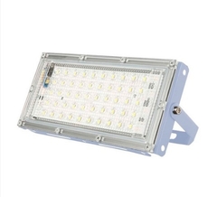 Led Reflector Blanco 50w Led Alta Potencia Exterior Ip66 Slim