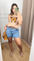 Shorts Jeans com Barra Desfiada - loja online