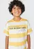 Camiseta Infantil Menino Em Manga Curta Listrada - comprar online