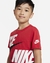 Conjunto algodão Nike infantil vermelho na internet