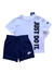 Conjunto branco e marinho Nike infantil