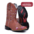 Bota Feminina Estilo Country em Couro Legítimo com Bordado Exclusivo Flores - comprar online