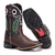 Bota texana Country Bordado Boi Flores - Carrero Boots - Botas Country Em Couro com Frete Grátis 