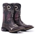 Bota texana Country Bordado Boi Flores Rosa/Bege - comprar online