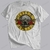 Camiseta de algodão masculina Guns N Roses