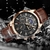 Relógios Masculinos LIGE Top Brand Couro de Luxo Relógio de Quartzo - comprar online