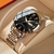 Relógio Poedagar masculino de aço inoxidável - comprar online