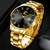 Relógio masculino aço inoxidável de luxo - Millenium Shop