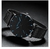 Imagem do Relógios ultrafinos minimalistas masculinos, aço inoxidável, cinto de malha,