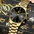 Relógio masculino aço inoxidável de luxo - loja online