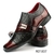 Sapatos Masculinos Social Luxuoso Moderno Confortável Preto/Bordado Sintético - Millenium Shop