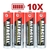 10X PILHAS COMUM ALFACELL AA R6P C/4 4S 1.5V