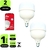 Kit 2x Lâmpada Led Globe 40w Branca Fria 6.500k E27 Bivolt - loja online