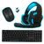 SUPER KIT MOUSE TECLADO SEM FIO E FONE GAMER - comprar online