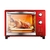 Forno de bancada elétrico Lenoxx Chef Red Gourmet 36L vermelho