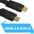 Cabo HDMI 2.0 4K Achatado 3D Full HD Tv Game PC 5,0 Metros - loja online