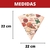 Prato raso para pizza triangular Melamina Decorado Rígido - comprar online