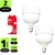 Kit 2x Lâmpadas Led Globe 50w Branca Fria 6.500k E27 Bivolt