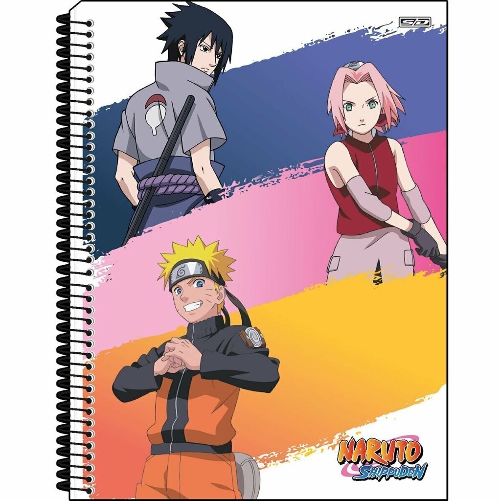 Caderno de Desenho Naruto 275 x 200mm 60 Folhas TILIBRA - Valpel