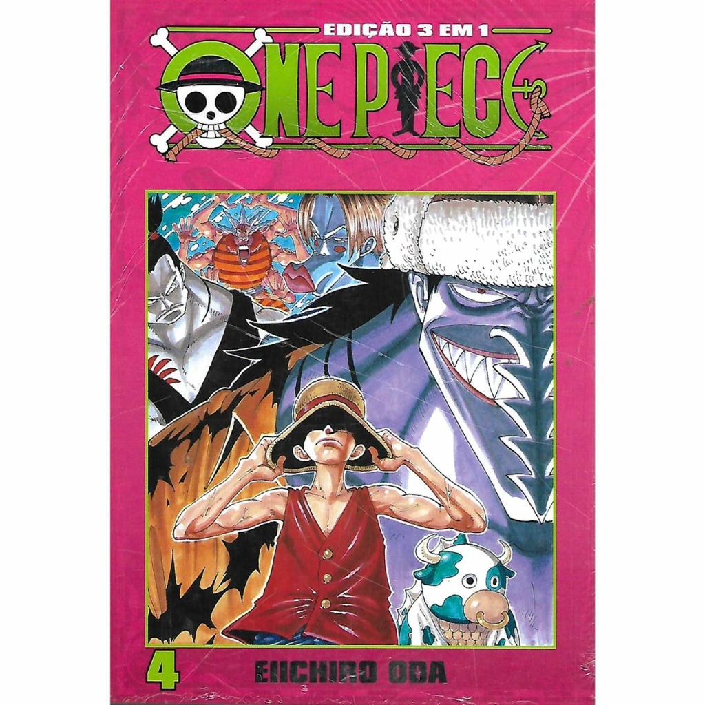 Mangá One Piece Edição 3 em 1 - 03 Panini, mangalivre