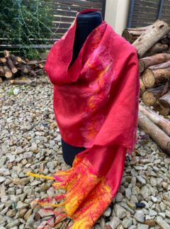 Pashmina Fuego - FIELTRANDO NATURALEZA